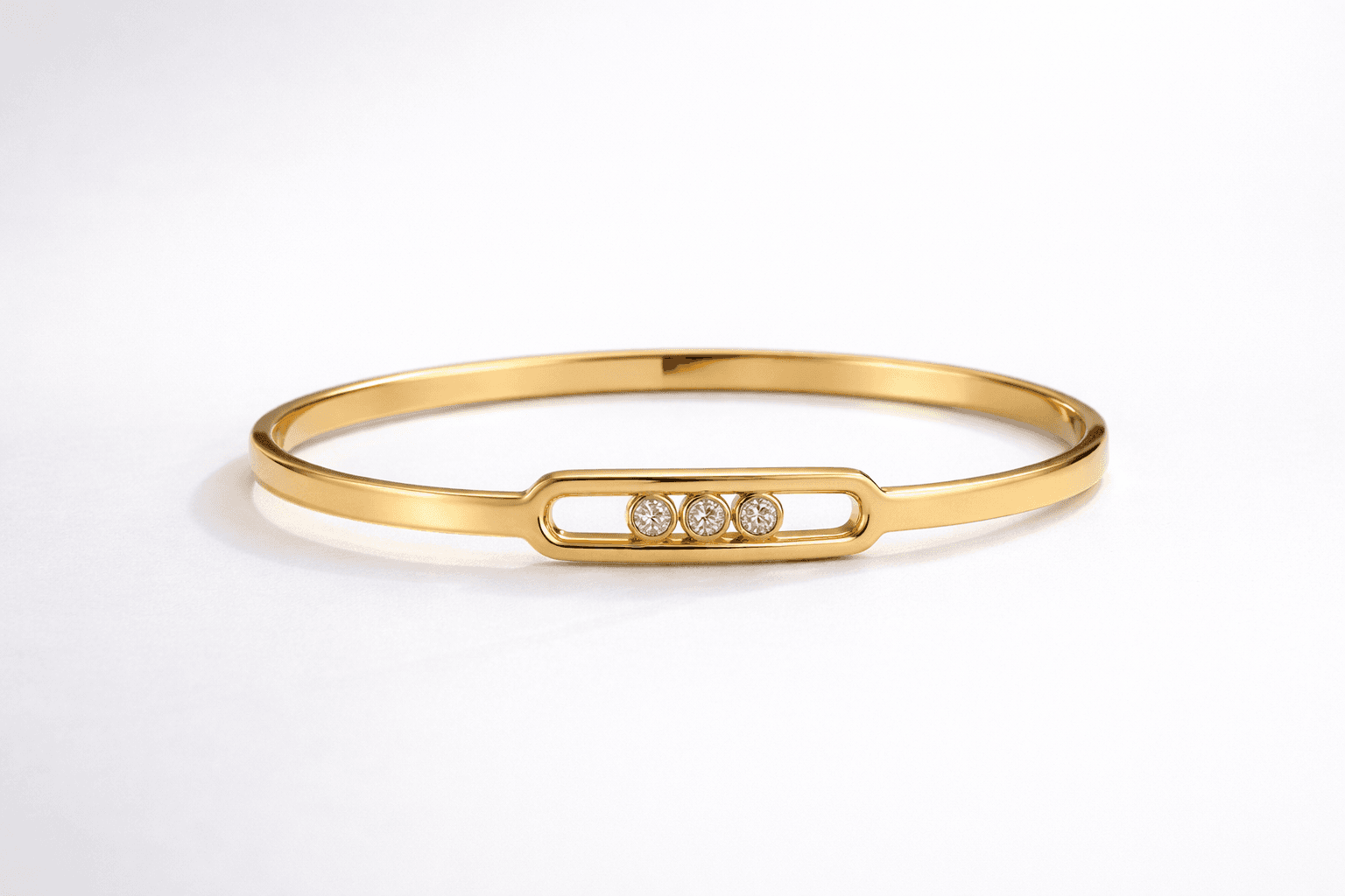 Elegant Hollow Buckle Design Women Bracelet Size 2.4